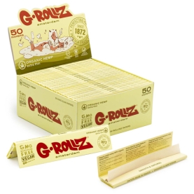 GROLLZ PAPERS GR03A-UD ORGANIC HEMP EXTRA THIN 50PC 50CT - KS SLIM