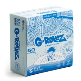 GROLLZ PAPERS GR05A-DIS LIGHTLY DYED BLUE 50PC 50CT - KS SLIM