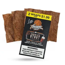 HAVANA LEAF LITTLE TOBACCO WRAPS 2X$1.99 20CT