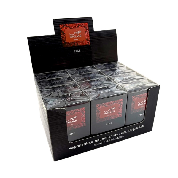 HAWAS DISPLAY FIRE FOR HIM 30ML 12PC