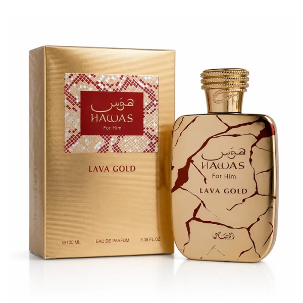 HAWAS LAVA GOLD 100ML PERFUME BY RASASI