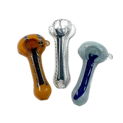 IDGAF GLASS HAND PIPE 3 INCH HP118 45PC - ASSORTED
