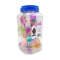 IDGAF WATER PIPE 5" COLORED MUSHROOM WPMJ0176 12CT