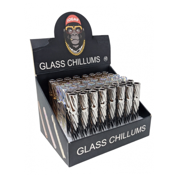 IDGAF GLASS CHILLUMS 48CT - CH6