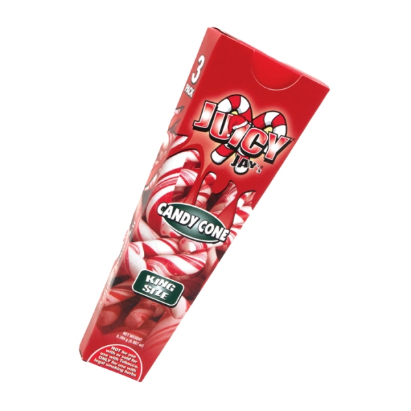 JUICY JAYS CANDY CONE 3PC 21CT - KING SIZE