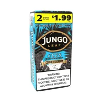 JUNGO LEAF CUTS 2PK PRICED 1.99$ 20CT - COOKIES & CREAM