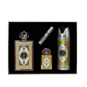 LATTAFA KING OF ARABIA GIFT SET 3PC 100ML 20ML 200ML