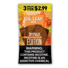 LIL LEAF TOBACCO WRAPS 3CT/2.99 10PC