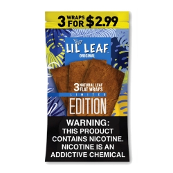 LIL LEAF TOBACCO WRAPS 3CT/2.99 10PC