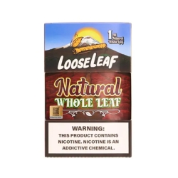 LOOSE LEAF WHOLE LEAF TOBACCO WRAP 8CT