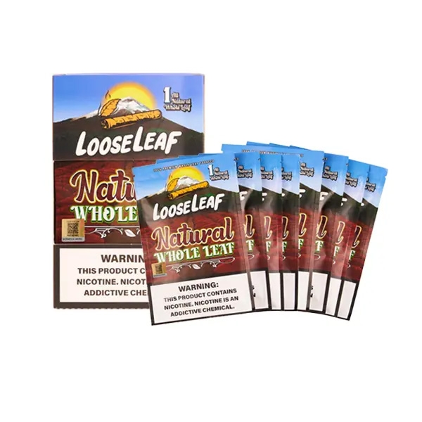 LOOSE LEAF WHOLE LEAF TOBACCO WRAP 8CT