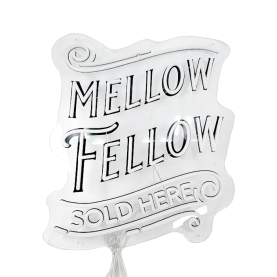 MELLOW FELLOW NEON SIGN 20 X 22 INCH