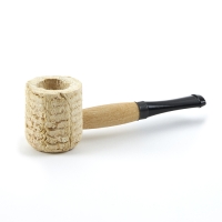 MISSOURI MEERSCHAUM CORN COB PIPE MINI NATURAL & VARNISHER CP10 36CT