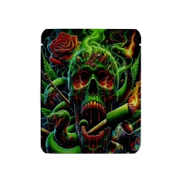 MYLAR BAGS 3.5G 50CT - 14 SNEAK SKULL