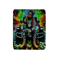 MYLAR BAGS 3.5G 50CT - 18 RAPPER