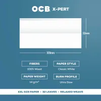 OCB X-PERT PAPER XXL 32PC 50CT