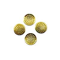 PREMIUM METAL PIPE SCREEN GOLD 14MM 200CT - SCN100