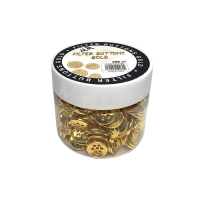 FILTER BUTTONS 10MM 300CT - GOLD SCN200