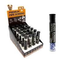 PREMIUM PIPE SCREEN DAISY GLASS 10MM 24CT - SC502