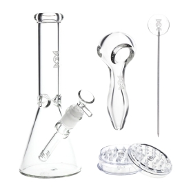 PULSAR CORE WP1079 10"/14MM - GLASS BEAKER BONG SET