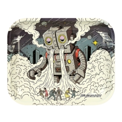 PULSAR METAL TRAY 13"X11" SA5688 - ATTACK OF THE DOPE BOT