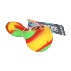 PULSAR RIP SERIES SILICONE HAND PIPE W/ GLASS BOWL 12CT -ASSORTED