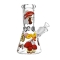 PULSAR GLASS BEAKER WATER PIPE 8"/14MM - EAT ME
