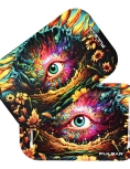 PULSAR METAL TRAY 11"X7" - SUNFLOWER OF THE MIND