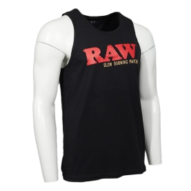 RAW BLACK TANK TOP - XL