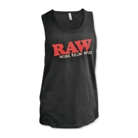 RAW BLACK TANK TOP - XL
