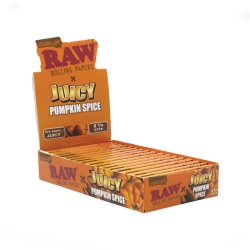 RAW X JUICY JAY ROLLING PAPER PUMPKIN SPICE -1 1/4