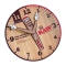 RAW CONE WOODEN WALL CLOCK