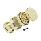 RAW STAINLESS STEEL ETHERAL GRINDER 1PC - GOLD
