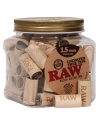 RAW UNCOATED TREE TIPS ROLLIN PAPER JAR 15X30MM 65PK