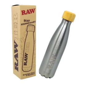 RAW STAINLESS STEEL WATER BOTTLE 1PC