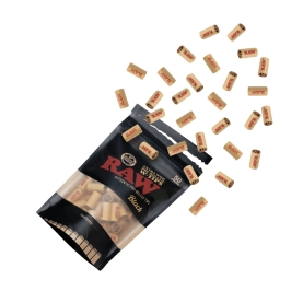 RAW EXTRA WIDE BLACK TIS 50PK