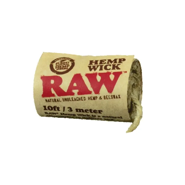 RAW HEMP WICK 10FT