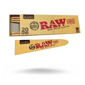 RAW CLASSIC PRE ROLL CONE SINGLE RAW CLASSIC PRE ROLL CONE SINGLE