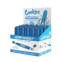 SANTA CRUZ HEMP TUBE DUGOUT 20PC - COOKIES BLUE