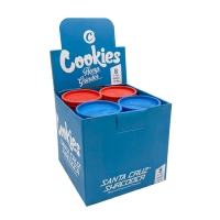 SANTA CRUZ COOKIES X HEMP GRINDER 4PC 8PK - BLUE/RED