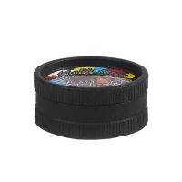 SANTA CRUZ WIZ KHALIFA X HEMP GRINDER 2 PARTS 12PK - BLACK