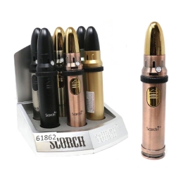 SCORCH TORCH 7.5" TALL SINGLE FLAME 61862-1 MISILE 6CT - ASSORTED