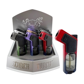 SCORCH TORCH 4" TALL SINGLE FLAME 61851-1 9CT