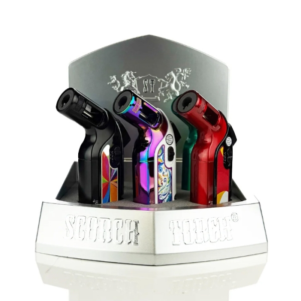 SCORCH TORCH 4.5" TALL SINGLE FLAME 61852-1 6CT