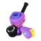 SESHGEAR SILICONE SQUAD SECRET STASH HAND PIPE 4" HP316 8CT - ASSORTRD