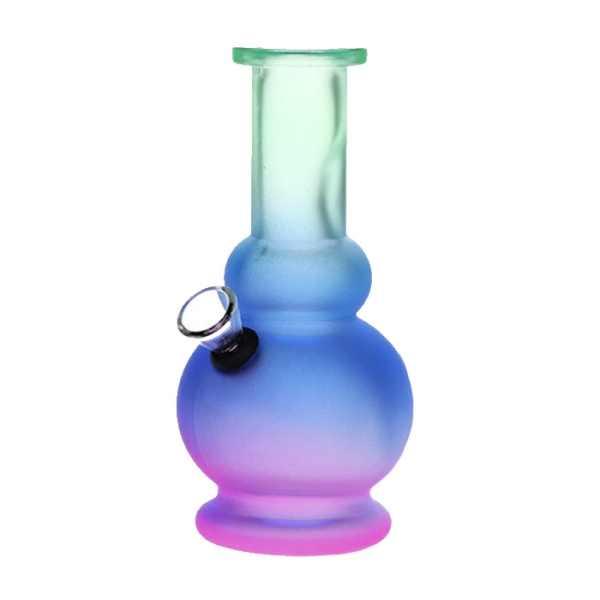 SESHGEAR GLASS MINI WATER PIPE 6" 6CT - NEON OMBRE ASSORTED