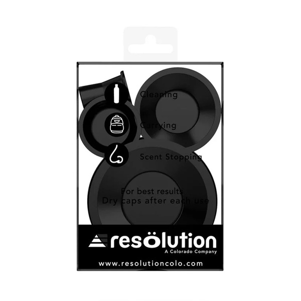 RESOLUTION SILICONE CAPS SS 1193 - BLACK