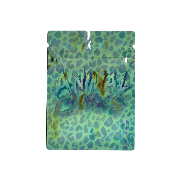 SMELL PROOF BAG SMALL DESIGN 100PK - ANIMAL COOKIES