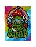 SMELL PROOF BAG SMALL DESIGN 100PK - SATIVA