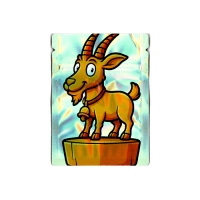 SMELL PROOF BAG SMALL DESIGN 100PK - GOAT